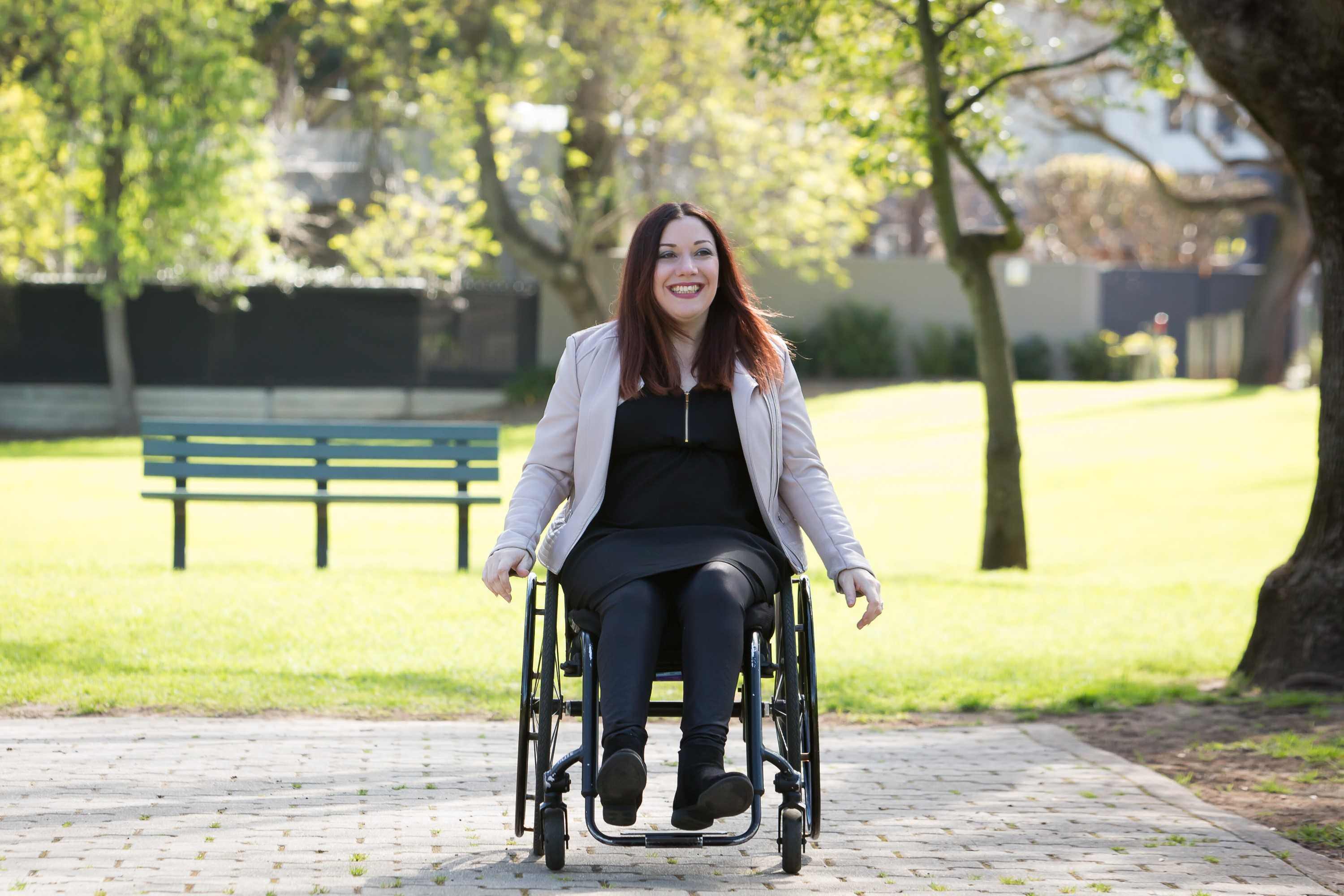 Image of Krystal at a park